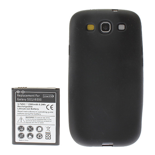 3.7V 2500mAh аккумулятор, Футляр 2 в 1 протектор экрана для Samsung I9300 Galaxy S3