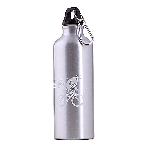 500мл Бутылка Серебряная алюминиевого сплава велосипедов