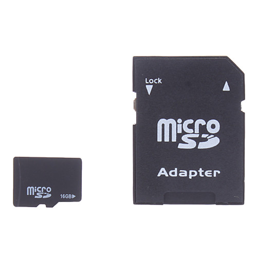 Класс 16gb 2 MicroSDHC карт памяти TF и MicroSDHC до SDHC адаптер