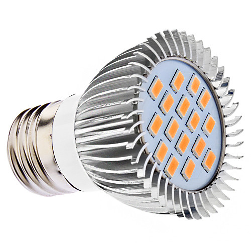 E27 5W 16x5630SMD 400-450LM 3000-3500K теплый белый свет Светодиодные пятно лампы (110/220В)