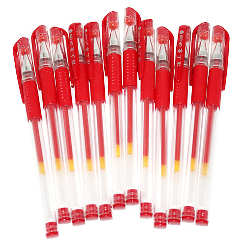 Multifuntion Red Ink гелевая ручка (12pcs)