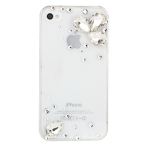 Waterdrop кристалл прозрачный чехол для iPhone 4/4S