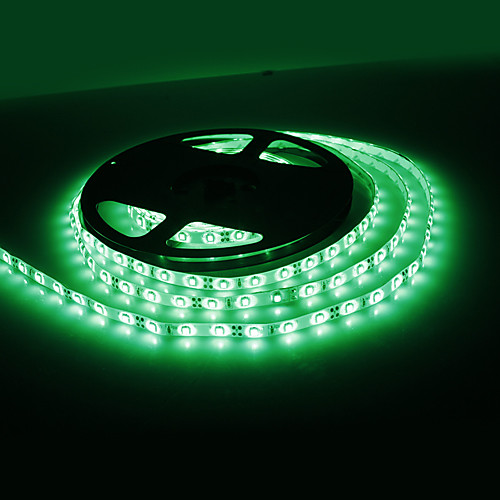 Водонепроницаемый 5M 18W 300x3528 SMD Зеленый свет СИД лампа (12В, IP44)