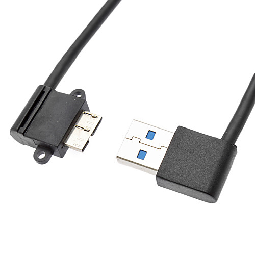 USB 3.0 на 90 градусов слева Micro USB 3.0 90 градусов налево м / м кабель жесткого диска (0,2 м)