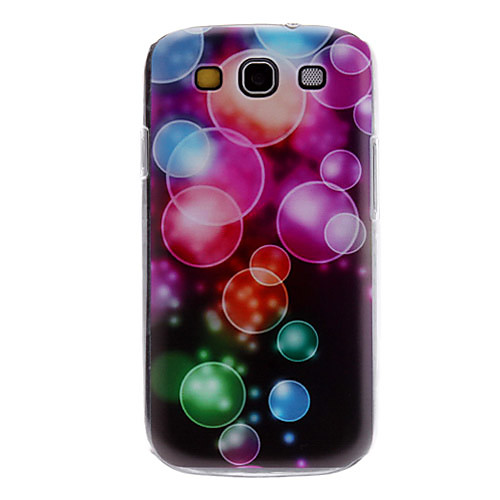 Красочные Bubble Pattern Жесткий чехол для Samsung I9300 Galaxy S3