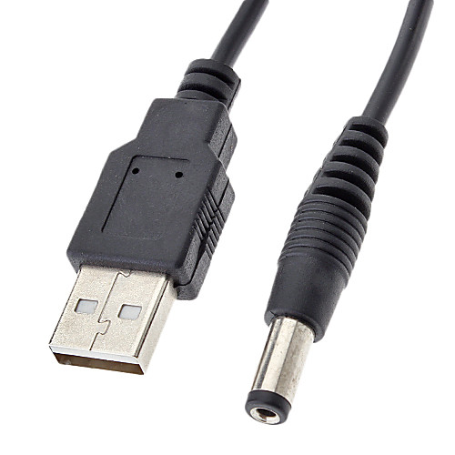 USB мужчина к DC5.5 Кабель питания (0,8 М)