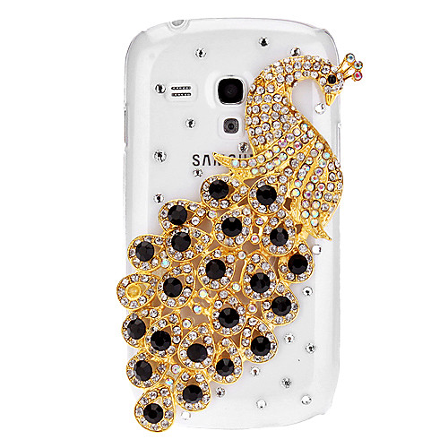 Bling Bling Павлин Дизайн Футляр с горный хрусталь для Samsung Galaxy S3 Мини I8190