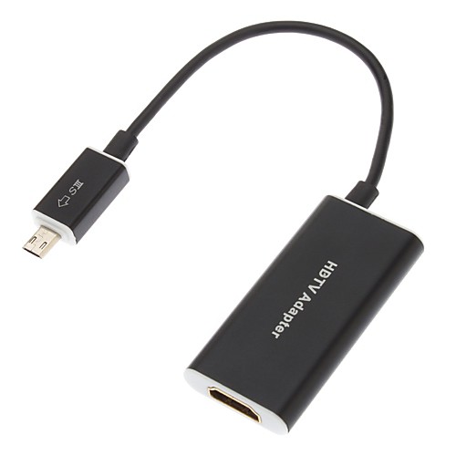 Micro USB 2.0 мужчина к HDMI V1.3 Мужской кабель для SAMSUNG LENOVO HUAWEI ZTE (0,25 М)