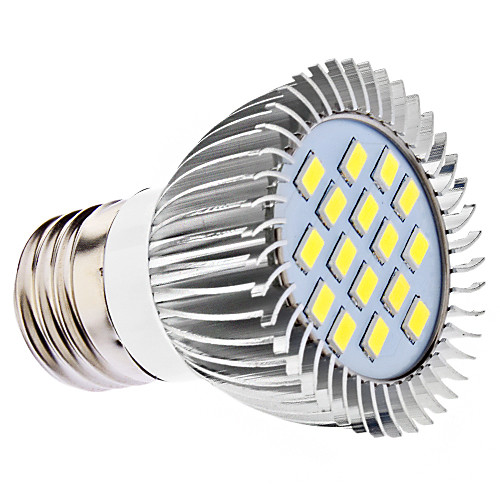 Светодиодные лампы, белый свет , E27 5W 16x5630SMD 400-450LM 6000-6500K (110 / 220В)