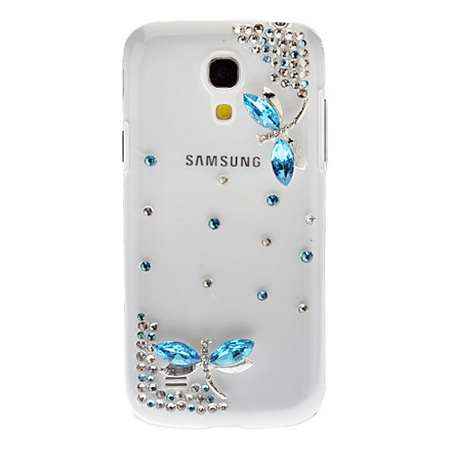 Bling Bling Элегантный дизайн Dragonfly Футляр с горный хрусталь для Samsung Galaxy I9190 Мини S4