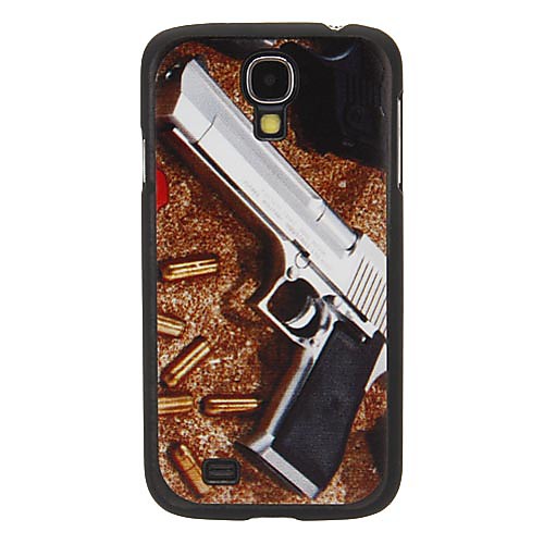 Пистолет и патроны на пляже Pattern Жесткий чехол для Samsung Galaxy i9500 S4