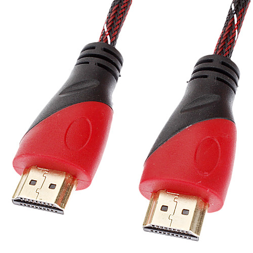 5м 15 футов v1.4 зеленый& синий 1080 квартира типа HDMI High Speed HDMI кабель ж / ферритовыми сердечниками