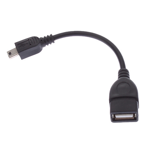 USB Женский для Mini USB OTG Кабельный Мужской (0,1 М)