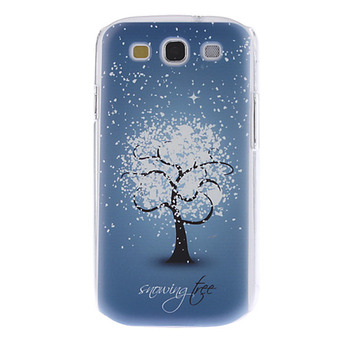 Снег Дерево Pattern Жесткий чехол для Samsung I9300 Galaxy S3