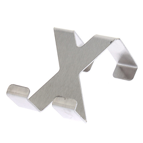 X-образный из нержавеющей стали Крюк двери Максимальная нагрузка 3 кг