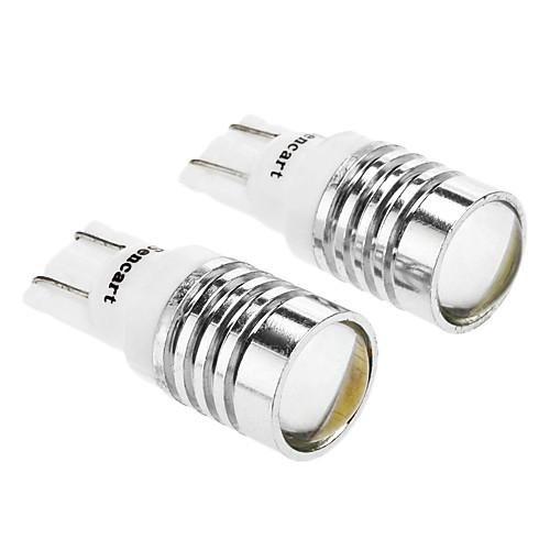 T10 1.5W 1-LED 100-120LM 6000-6500K Белый свет Светодиодные лампы для автомобилей (DC 12-16V, 2-Pack)
