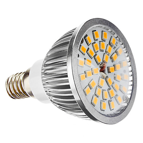 5W E14 2700K 360LM 36x2835SMD теплый белый свет Светодиодные пятно лампы (110-240V)