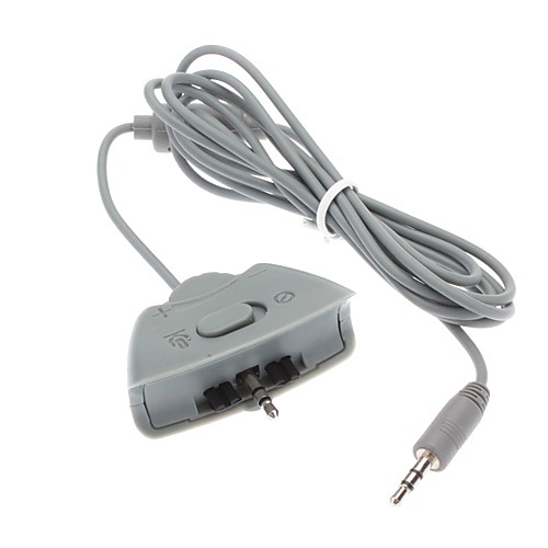 Двойной гарнитура наушники микрофон Конвертер кабель для Xbox 360