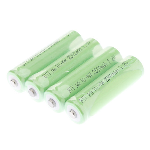 BTY 2500mAh АА батареи (зеленый, 4 шт)