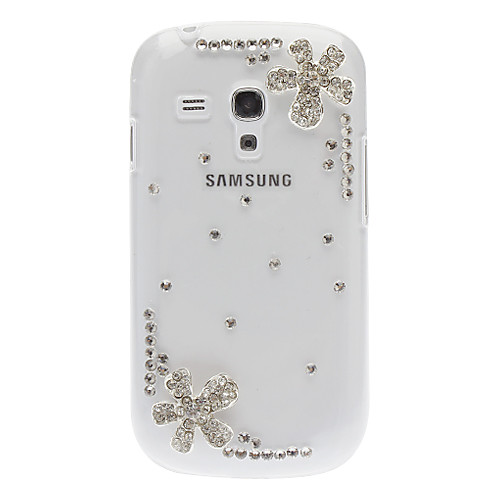 Bling Bling Элегантный цветочный дизайн Футляр с горный хрусталь для Samsung Galaxy S3 Мини I8190