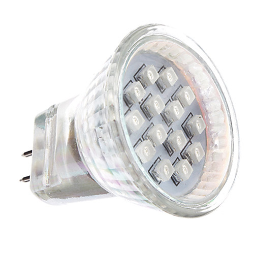 MR11 1W 14x3528SMD зеленого света Кварцевая лампа Кубок Светодиодные лампы (AC 220-240V)