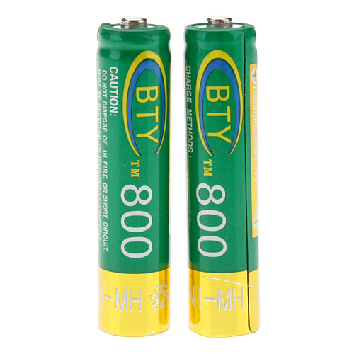 BTY 800mAh Ni-MH аккумуляторов AAA 2-Pack