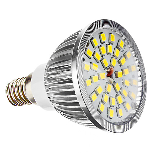 5W E14 6000K 360LM 36x2835SMD холодным белым светом Светодиодные пятно лампы (110-240V)