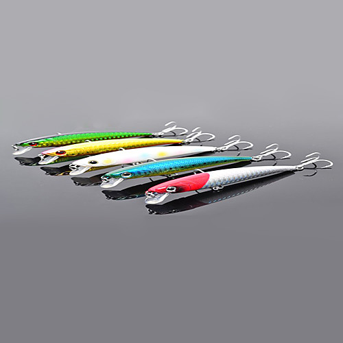 TRULINOYA Мини-Hard Bait Minnow 96mm/8g/0-1m рыболовную приманку (случайный цвет)