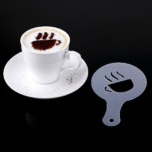 Кофе трафареты Latte Art Cappuccino пластиковые пластины Наборы шаблонов