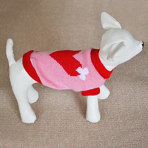 Прекрасные сердца и костей Pattern свитер для собаки домашние животные (разные размеры)