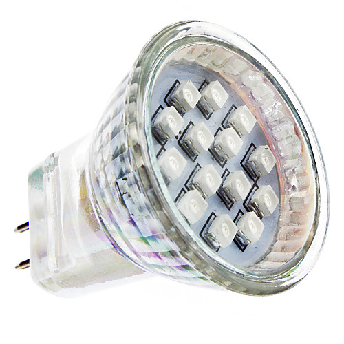 MR11 1W 14x3528SMD светло-красный Кварцевая лампа Кубок Светодиодные лампы (AC 220-240V)