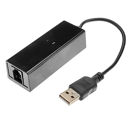 Модем внешний (цвет черный), USB 2.0 56K V.92/V.90 (0.08м)