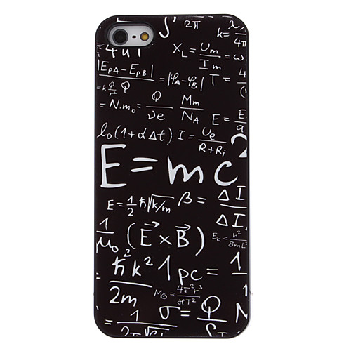 E = MC ² шаблон алюминия жесткий футляр для iphone 5/5s