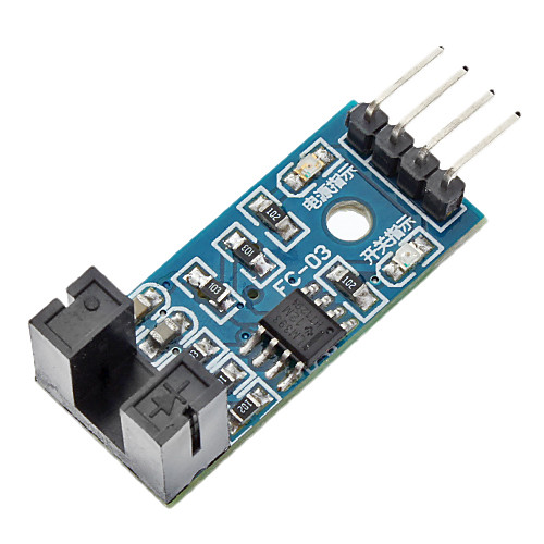 LM393 компаратор модуль датчик скорости для (для Arduino)-синий (работает с официальными (для Arduino) плат)