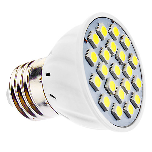 Лампа точечная E27 3W 21x5050SMD 210-240LM 6000-6500K натуральный белый свет (110V/220-240V)