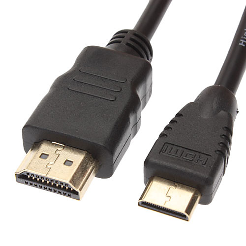 HDMI V1.4 между Mini HDMI V1.4 между кабельное соединение для Smart LED HDTV / Chromecast / Blu-Ray DVD (1,5)