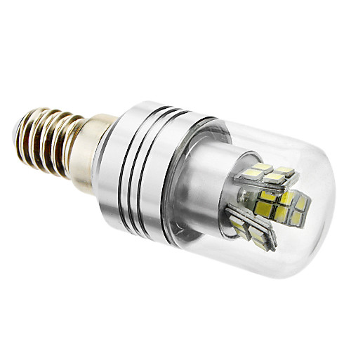 2,5 Вт E14 6000K 200LM 24x2835SMD Холодный белый свет светодиодных кукурузы лампа (220-240V)
