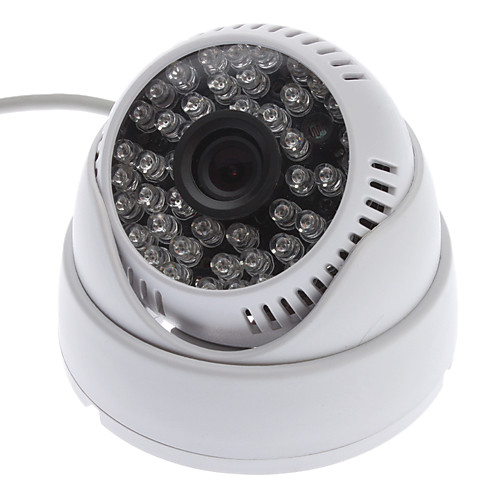 2in1 Аудио Видео 48LEDS Крытый 6 мм 1/4 SHARP CCD 420TVL Цвет CCTV безопасности купольная камера