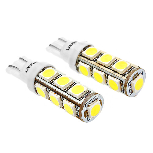 T10 6W 13x5060SMD 480-520LM 6000-6500K Белый свет Светодиодные лампы для автомобилей (DC 12V, 2-Pack)