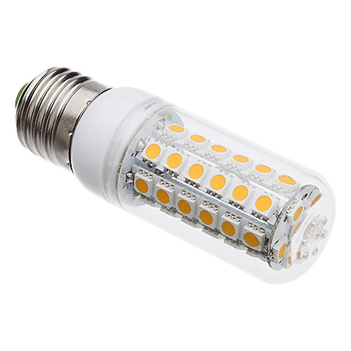 8W E27 3000K 650LM 40x5050SMD теплый белый свет мозоли СИД лампы (220)