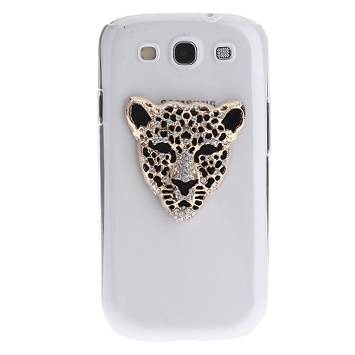 Железный Leopard Pattern Жесткий пластиковый прозрачный чехол для Samsung Galaxy S3 i9300