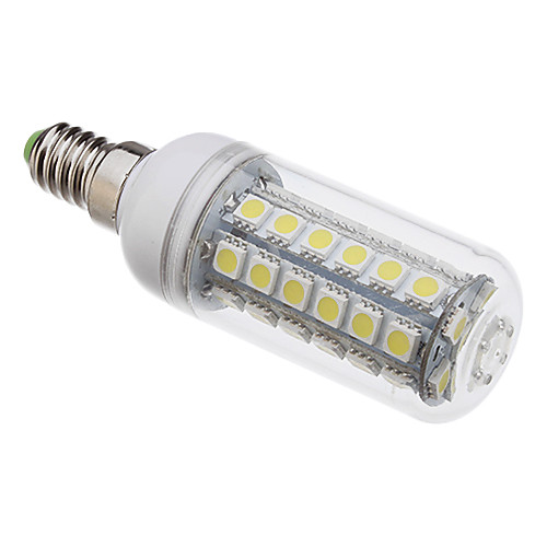 8W E14 6000K 650LM 48x5050SMD холодным белым светом мозоли СИД лампы (220)