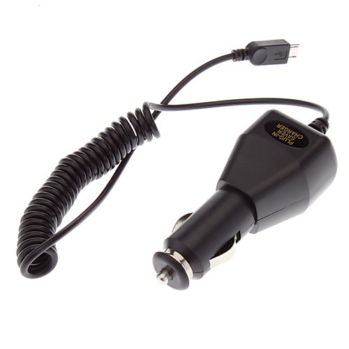 Универсальный Micro USB Автомобильное зарядное устройство с спиральный кабель (5V 1A, 120 см)