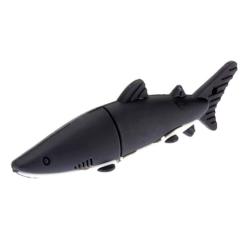 4 Гб Мягкие резиновые Shark USB Flash Drive