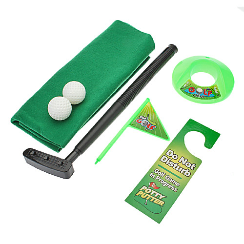 Мини-игрушки горшок Putter Туалет Golf Set