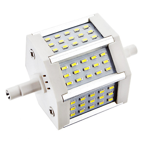 R7S 6W 450LM 6000K 45x3014SMD холодным белым светом Светодиодные лампы кукурузы (85-265В)