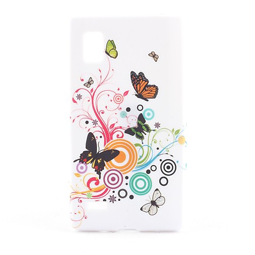 Прекрасные модели Бабочки Мягкий чехол для LG Optimus P760 L9