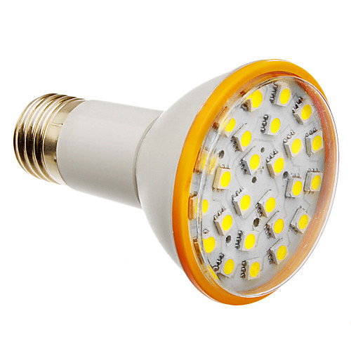 E27 6W 25x5050SMD 450-500LM 6000K Холодный белый свет King-Size Светодиодные пятно лампы (200-240V)