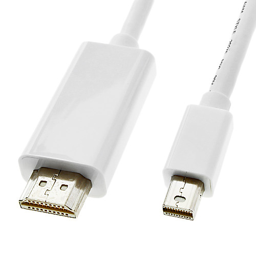 Кабель Thunderbolt male на HDMI V1.4 белый для MacBook Air/MacBook Pro/IMAC/Mac Mini, длина 1,8 м