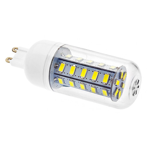 G9 36x5730SMD 6W 450-490LM 6000K Холодный белый свет Светодиодные лампы кукурузы (110/220V-240V)